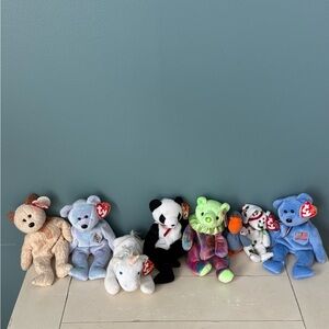 Ty Plush Toy Collection (8 total) vintage